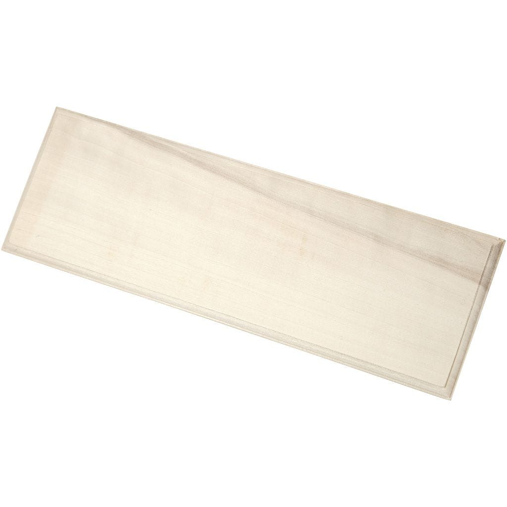 Light Wood Sign Blank - 30cm x 10cm | Buy Online from The Home Crafters