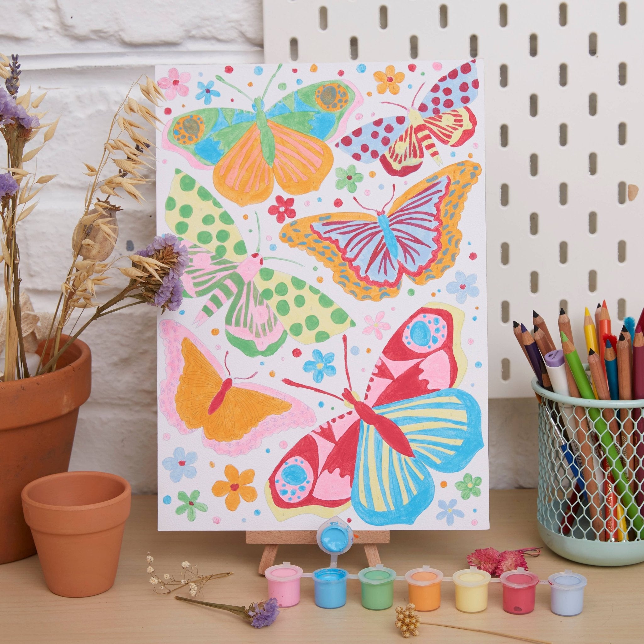RHS Paint By Numbers For Kids: Butterflies | Buy Online from The Home Crafters