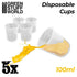 Green Stuff World: Disposable Measuring Cups 100ml - 5pc | Buy Online from The Home Crafters