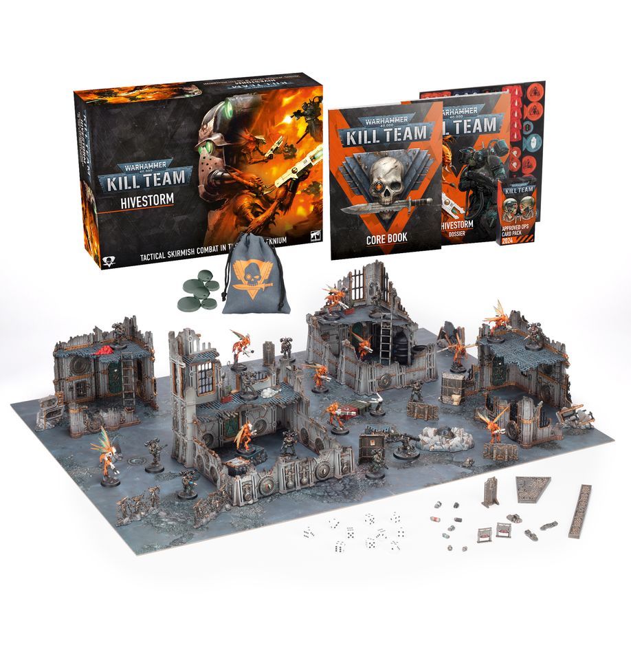 Kill Team: Hivestorm with Exclusive Wound Counter Dice Trays