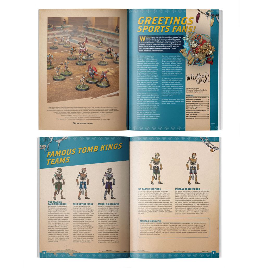 Blood Bowl: Spike Journal 20 | Buy Online from The Home Crafters