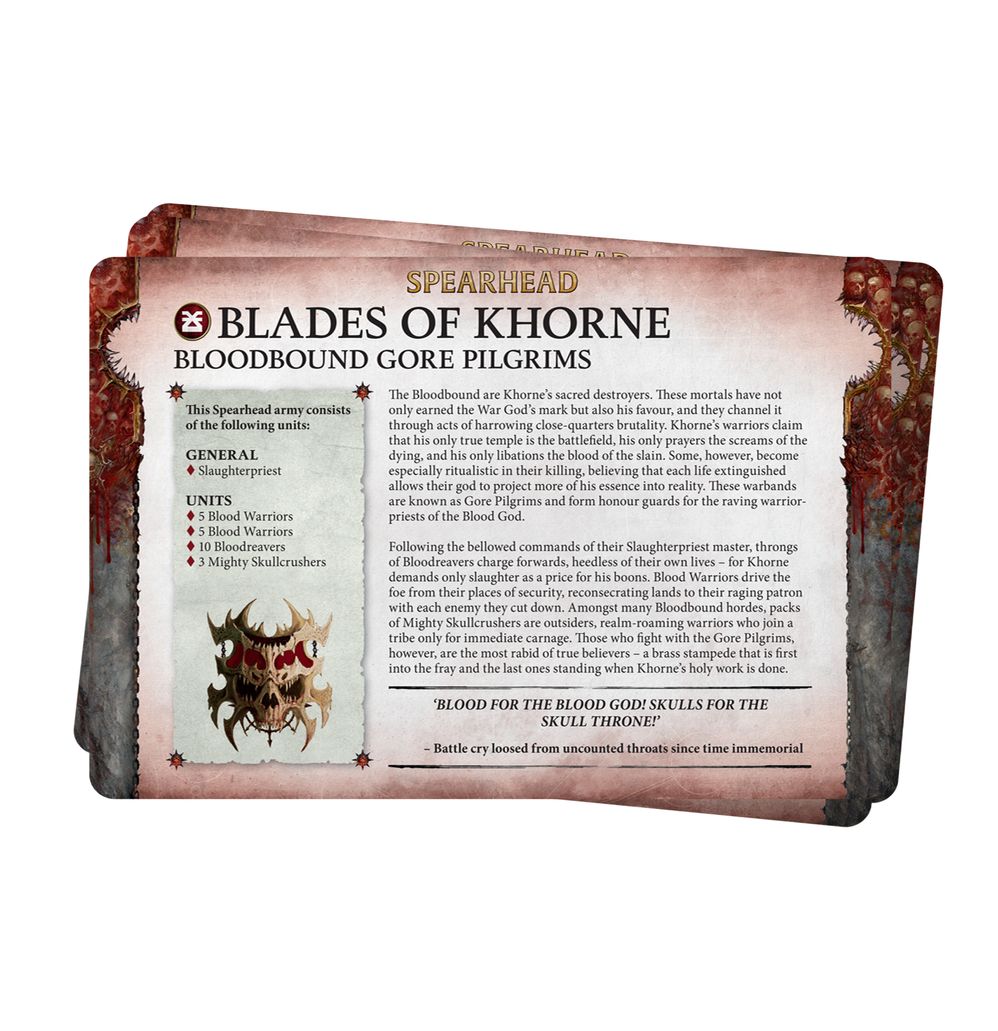 AoS Faction Pack: Blades of Khorne