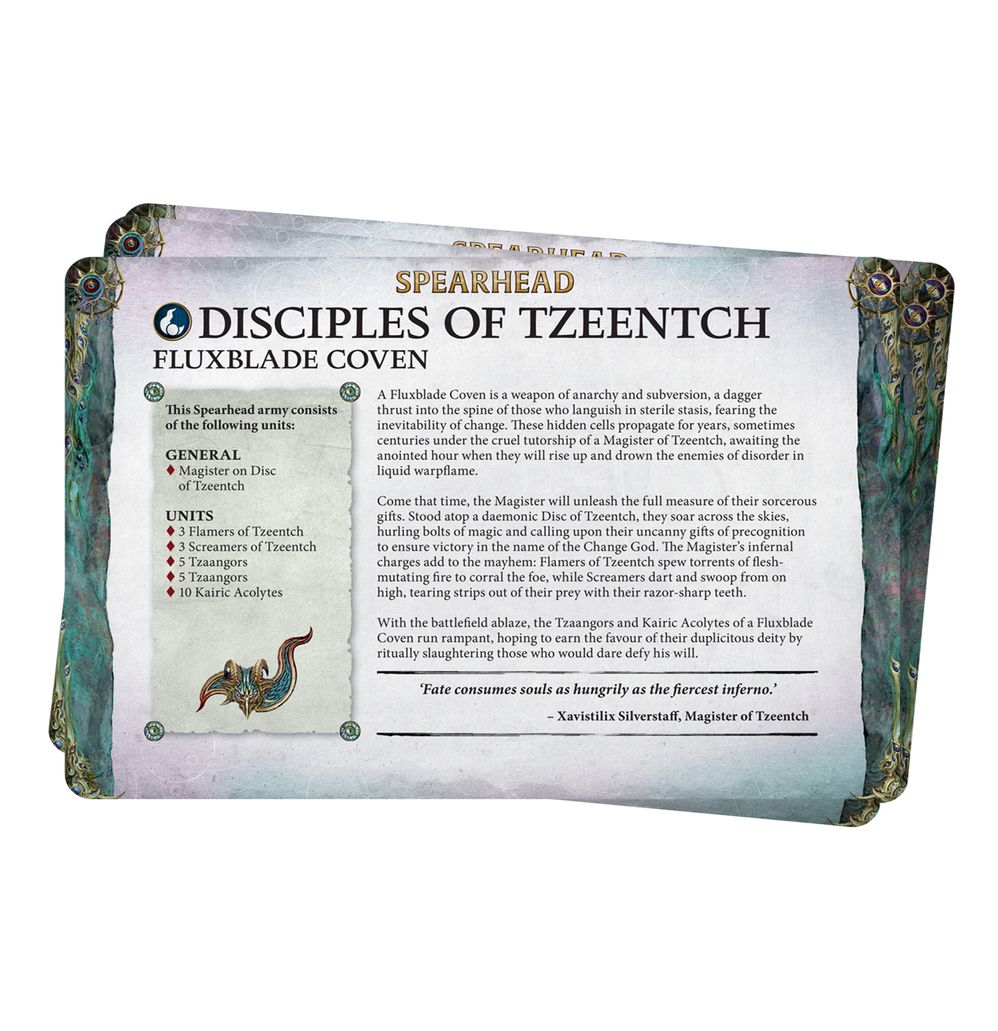 AoS Faction Pack: Disciples of Tzeentch