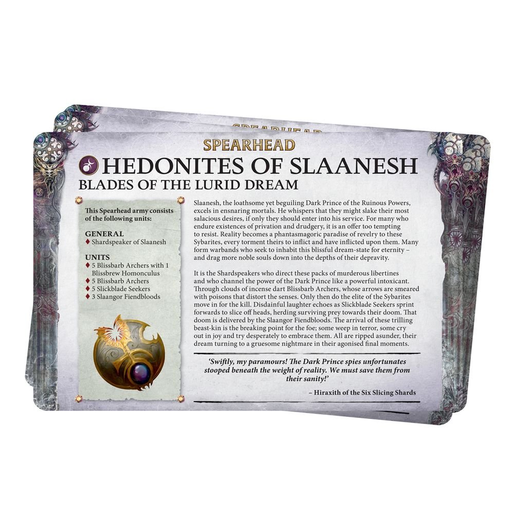 AoS Faction Pack: Hedonites of Slaanesh | Buy Online from The Home Crafters