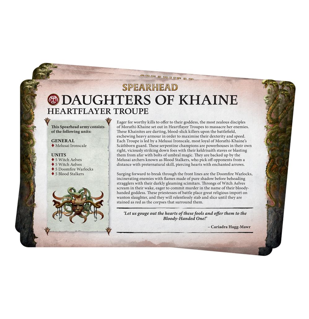AoS Faction Pack: Daughters of Khaine