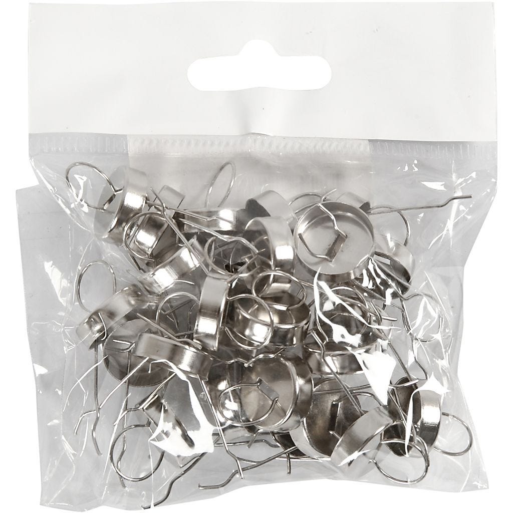 Wire Bauble Hangers - 25pc