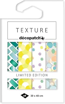 Decopatch Texture Limited Edition Papers Pack - 894 'Colour Therapy'