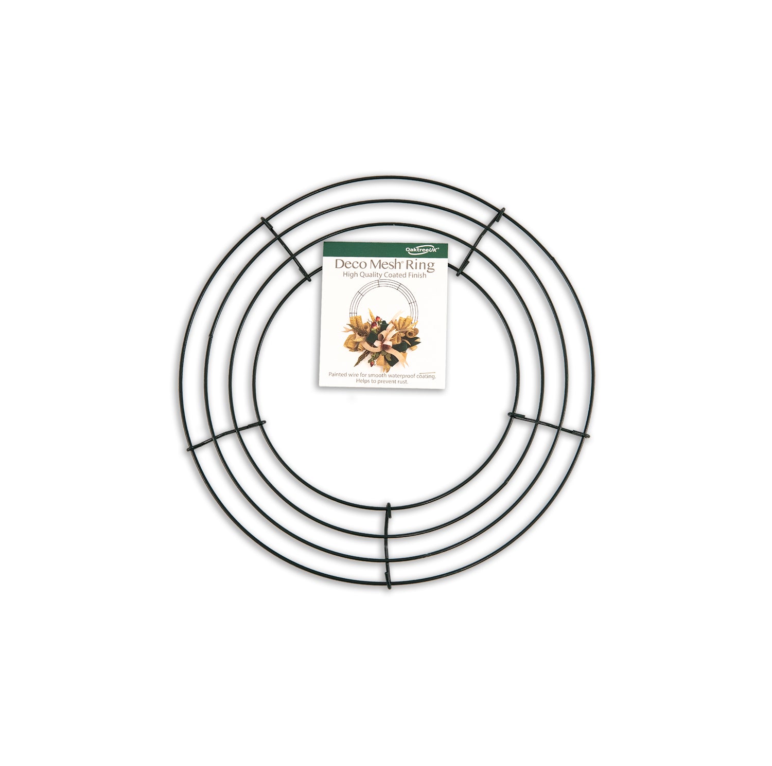 Deco Mesh Coated Wire Wreath Frame Ring
