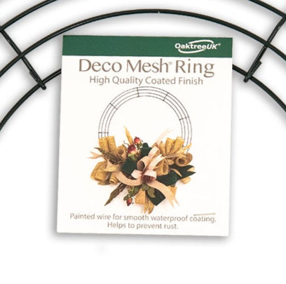 Deco Mesh Coated Wire Wreath Frame Ring