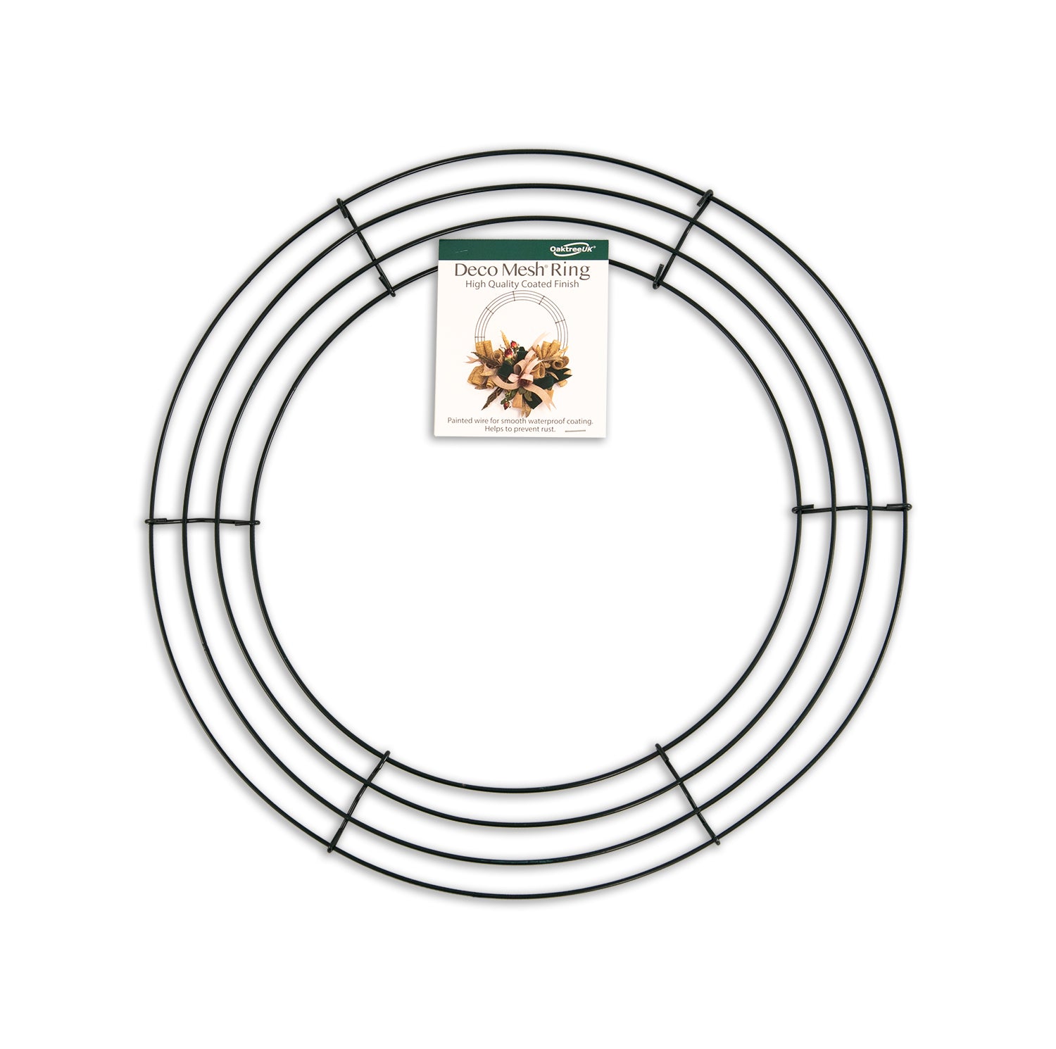 Deco Mesh Coated Wire Wreath Frame Ring