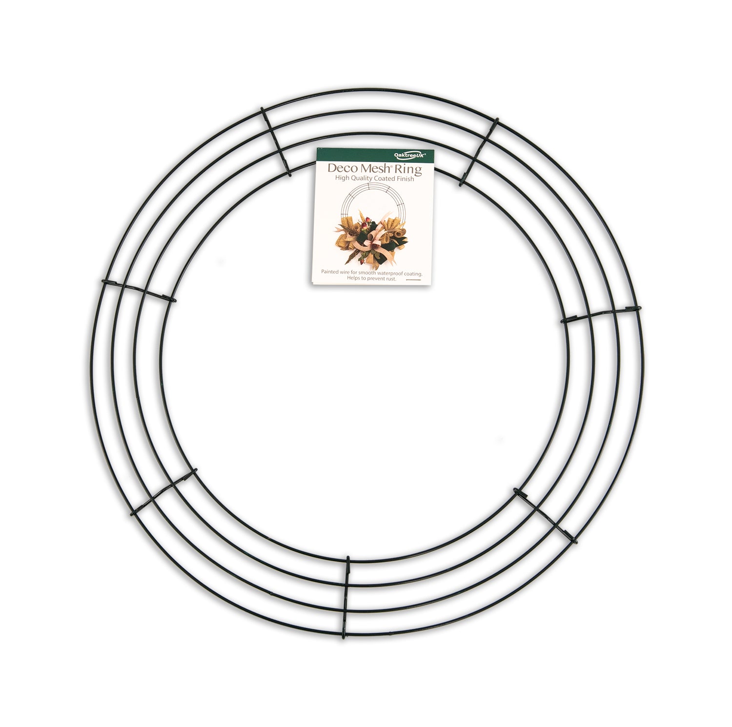Deco Mesh Coated Wire Wreath Frame Ring