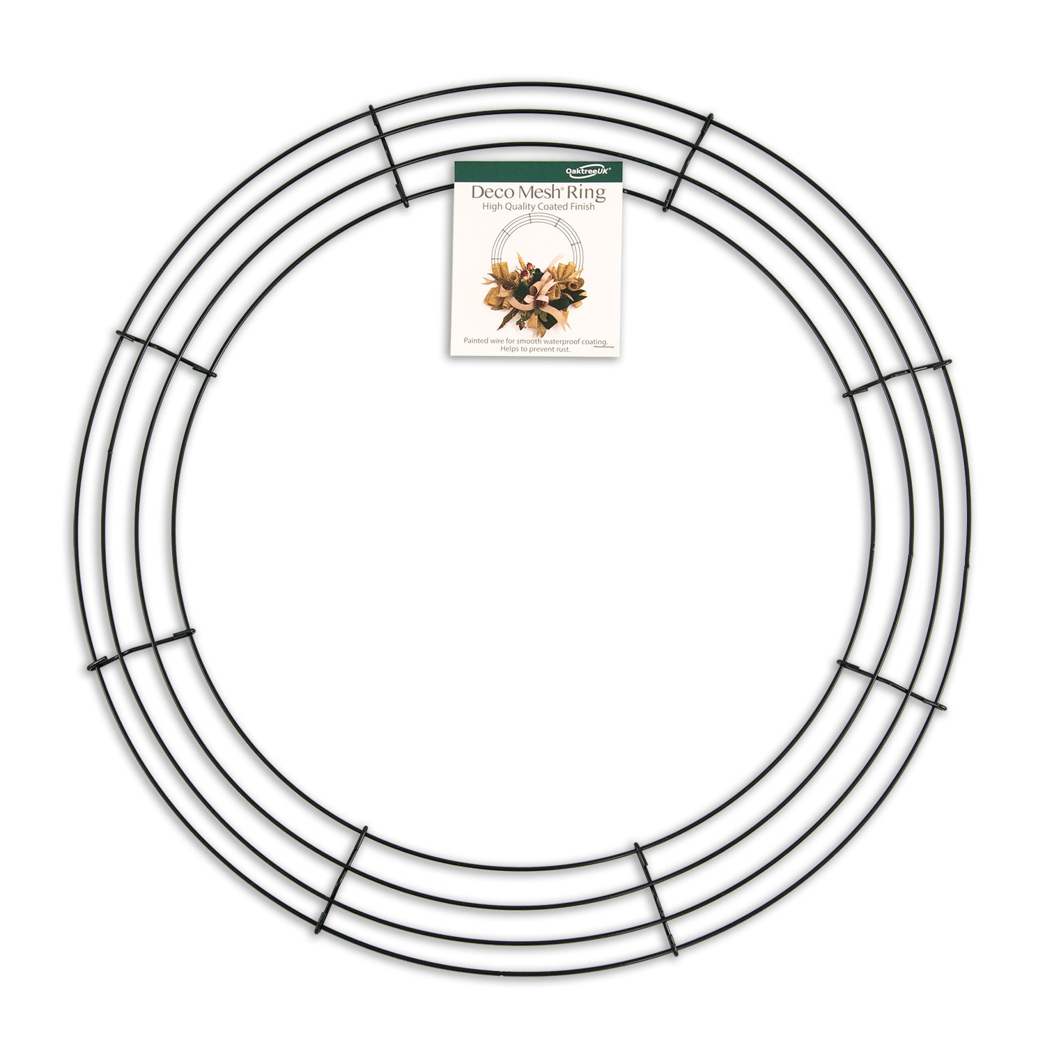Deco Mesh Coated Wire Wreath Frame Ring
