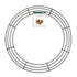 Deco Mesh Coated Wire Wreath Frame Ring