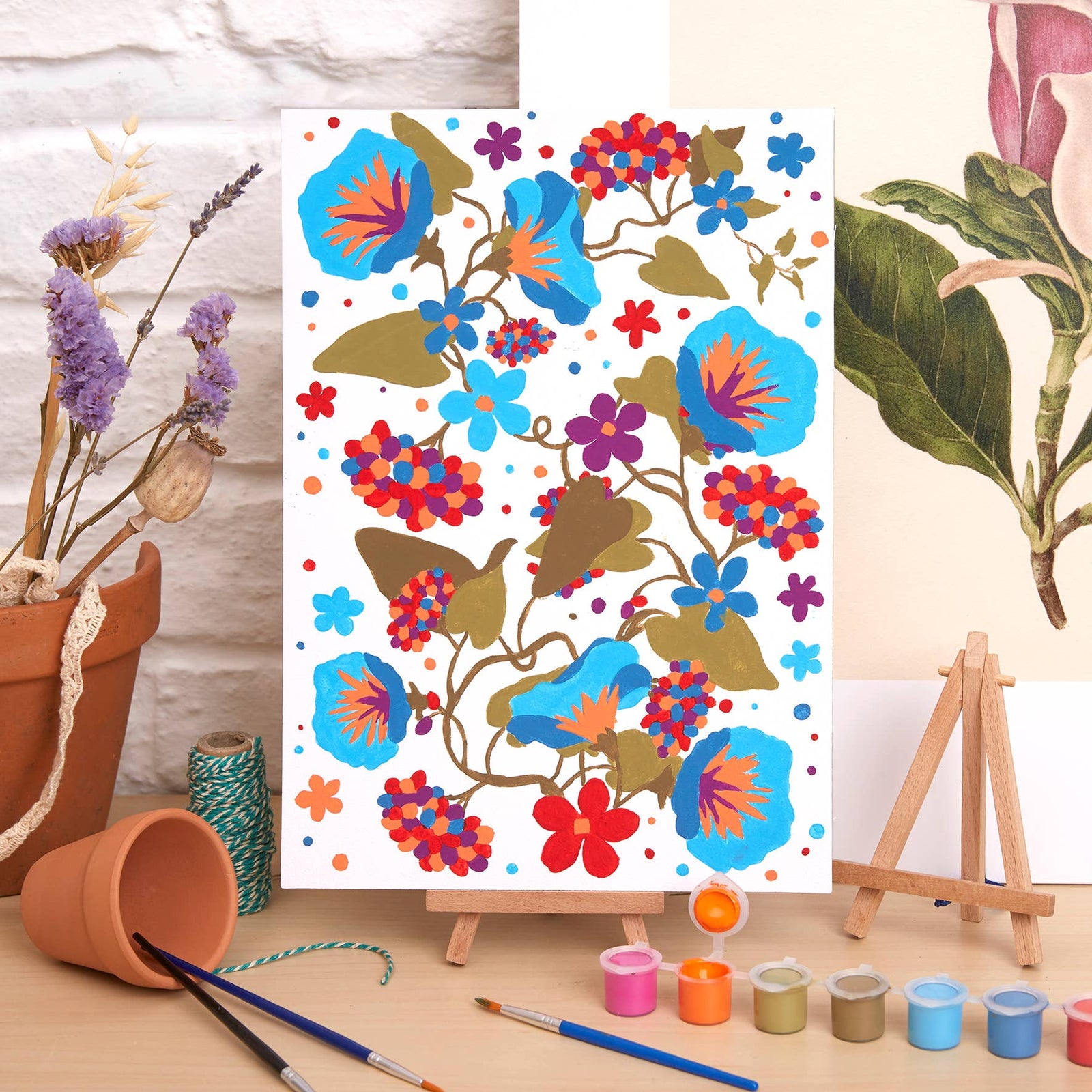 RHS Paint By Numbers For Kids: Blooms | Buy Online from The Home Crafters
