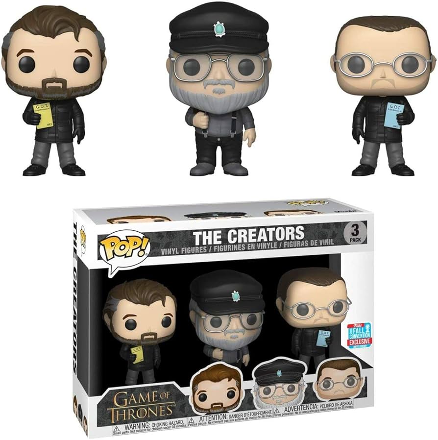 POP! EXCLUSIVE TV: Game of Thrones: Creators 3pk - NYCC 2018