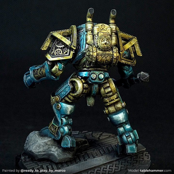 Clockwork Ancient - Space Dwarf golem mech | Buy Online from The Home Crafters