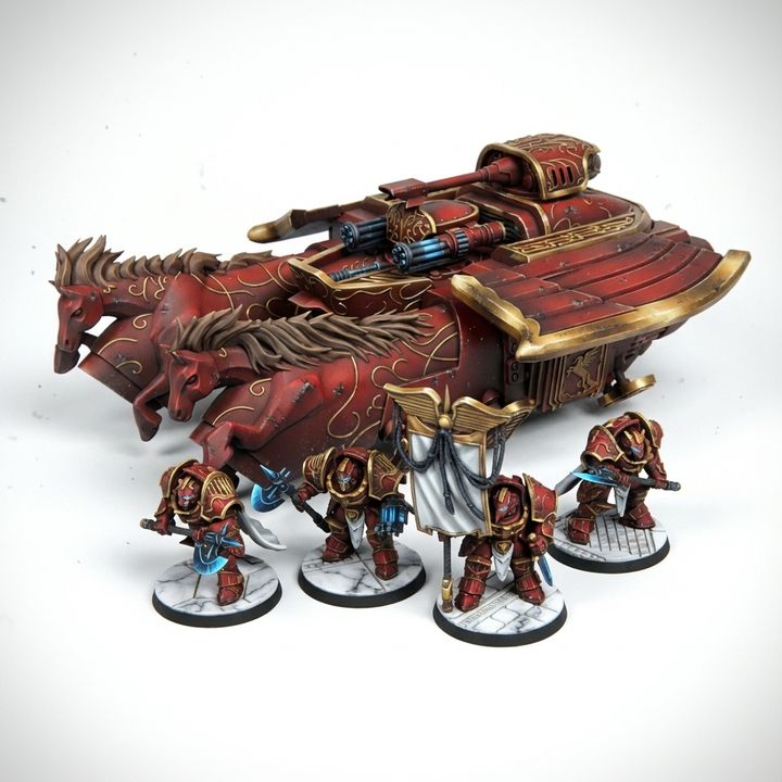 Pegasus Chariot Pattern Grav Tank | Buy Online from The Home Crafters