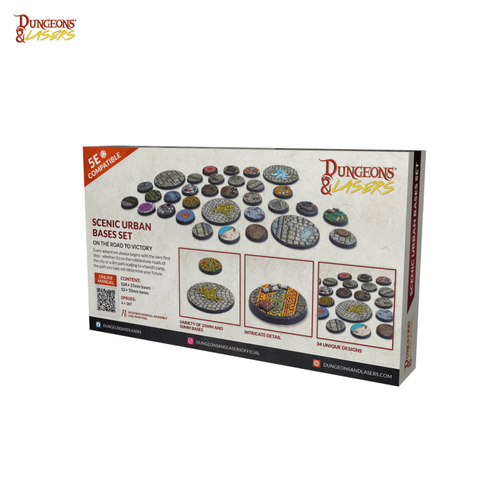 Scenic Urban Bases Pack - Dungeons & Lasers