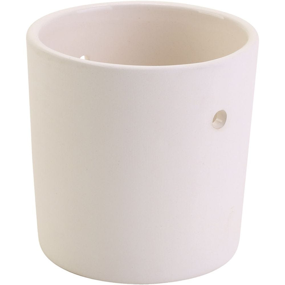 Ceramic Flower Pot Jar with Hanging Holes