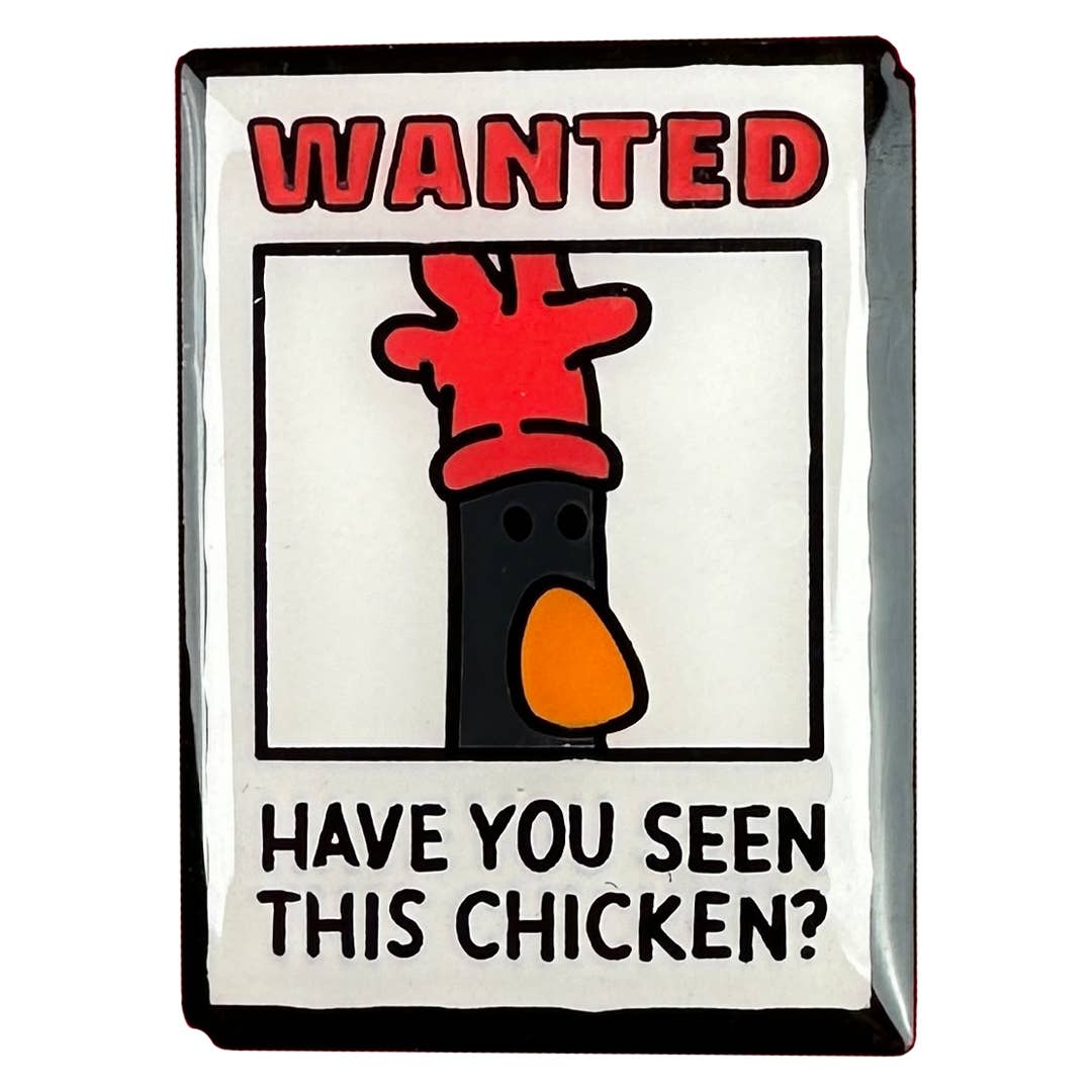 Wallace & Gromit Feathers Poster Pin Badge
