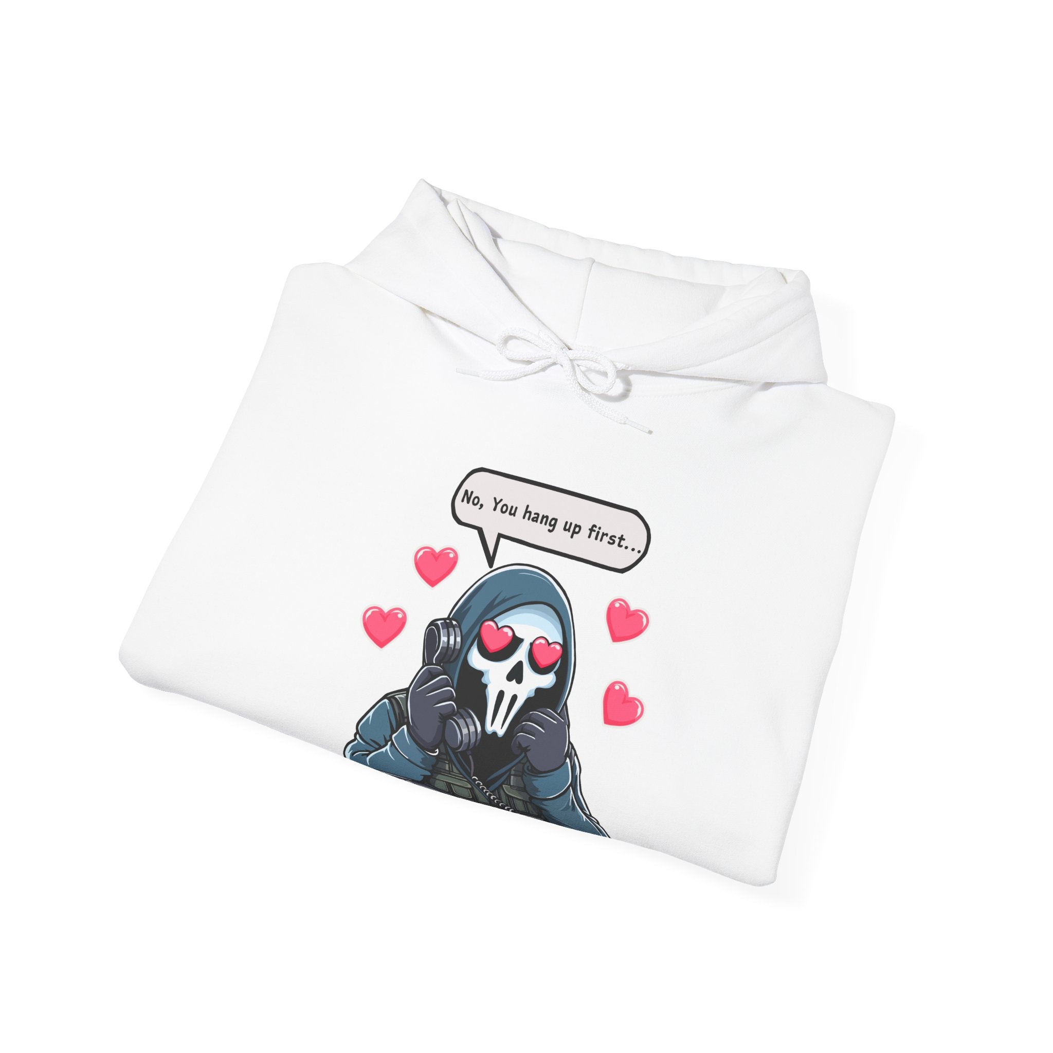 You Hang Up First – Funny Grim Reaper Hoodie | Buy Online from The Home Crafters