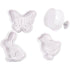 Easter Shapes Embossing Cookie or Clay Cutters