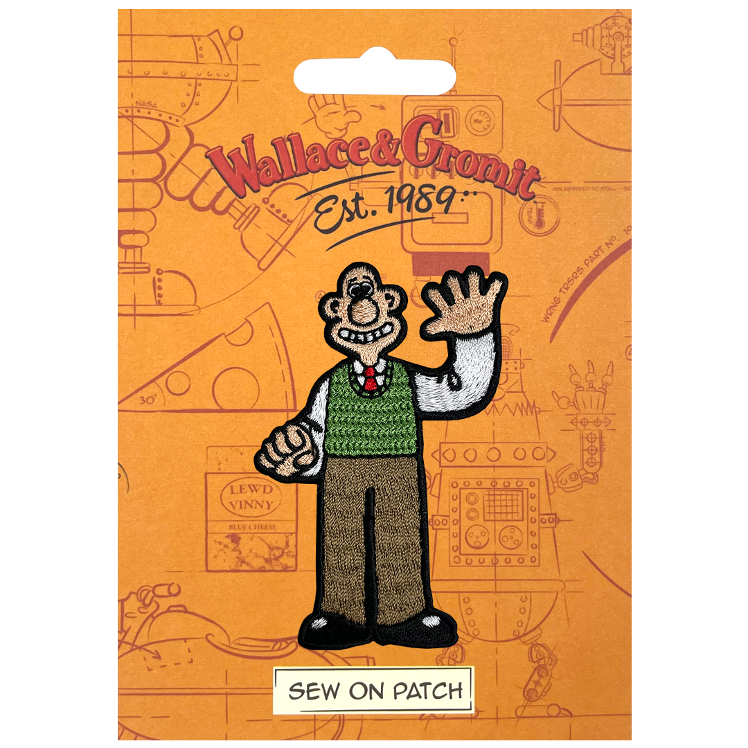 Wallace & Gromit - Wallace Character Sew On Patch