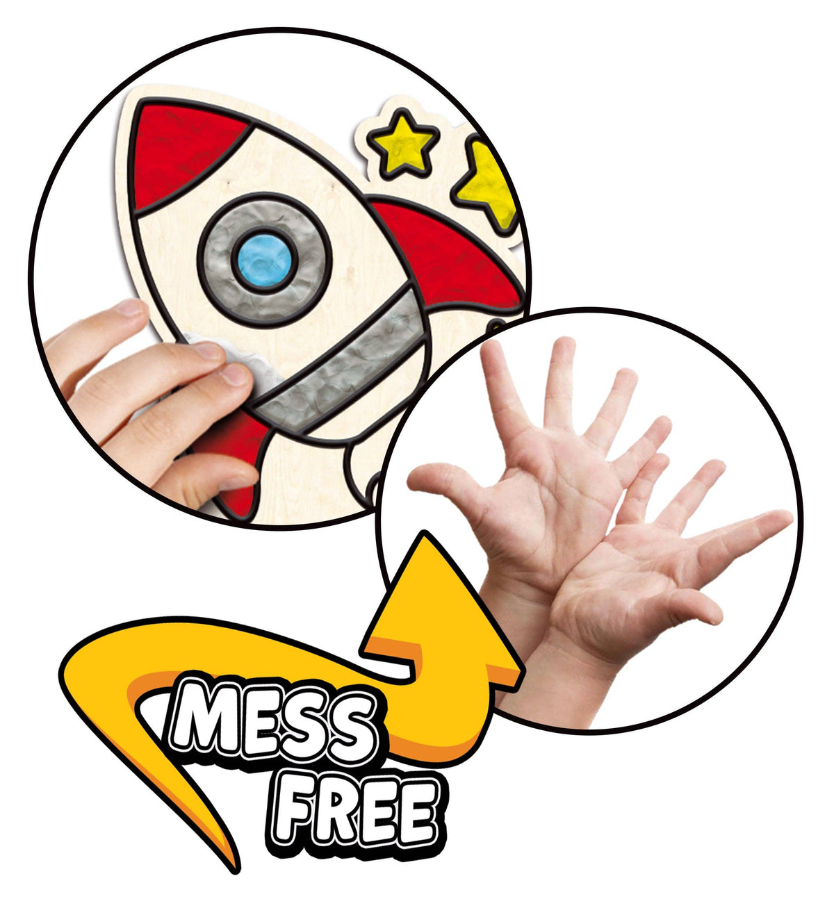 Space Clay Colouring Kit