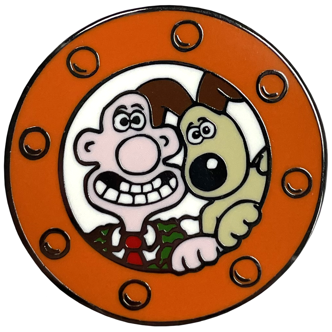 Wallace & Gromit Porthole Pin Badge