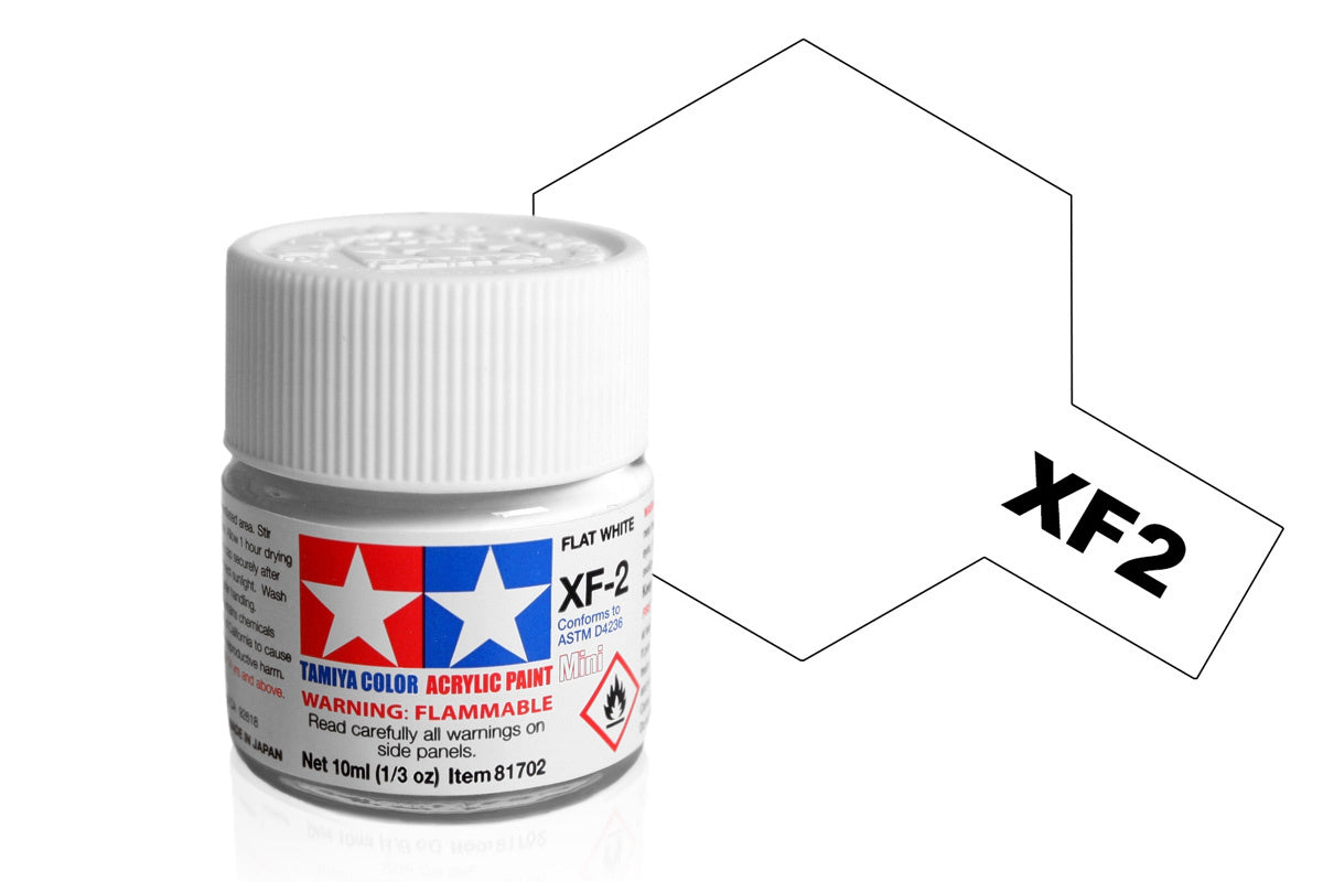 Tamiya Acrylic Mini XF-2 Flat White - 10ml