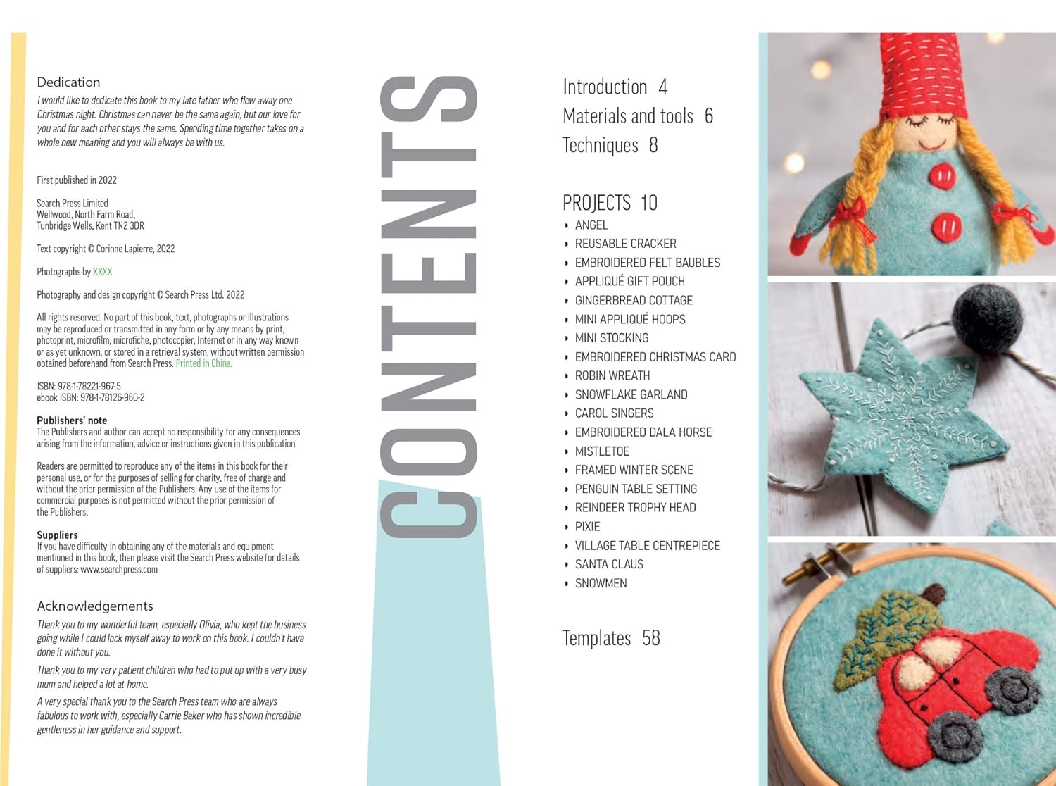 All - New Twenty to Make: Festive Felt (hardback) | Buy Online from The Home Crafters