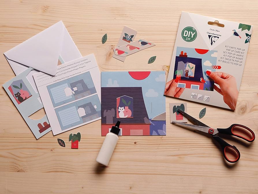 DIY Pop Up Card Kit - Holiday Home