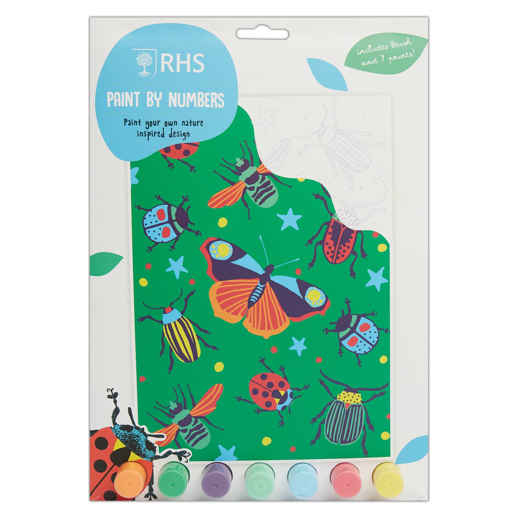 RHS Paint By Numbers For Kids: Bugs | Buy Online from The Home Crafters