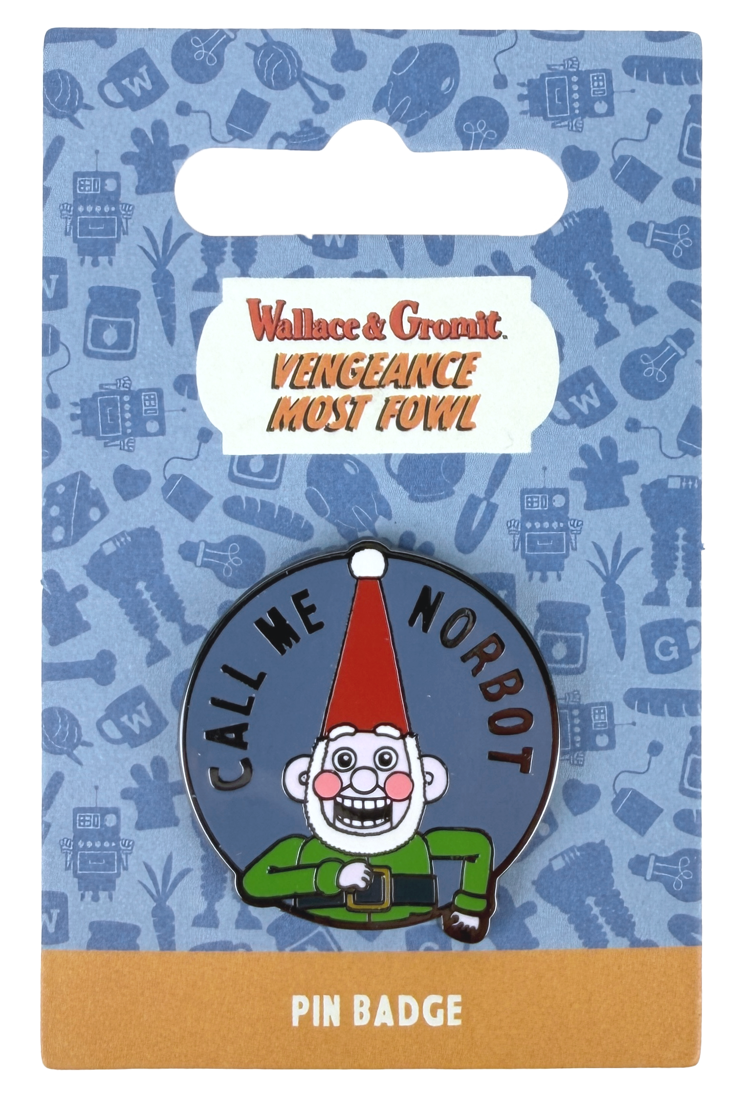 Wallace & Gromit Norbot Pin Badge