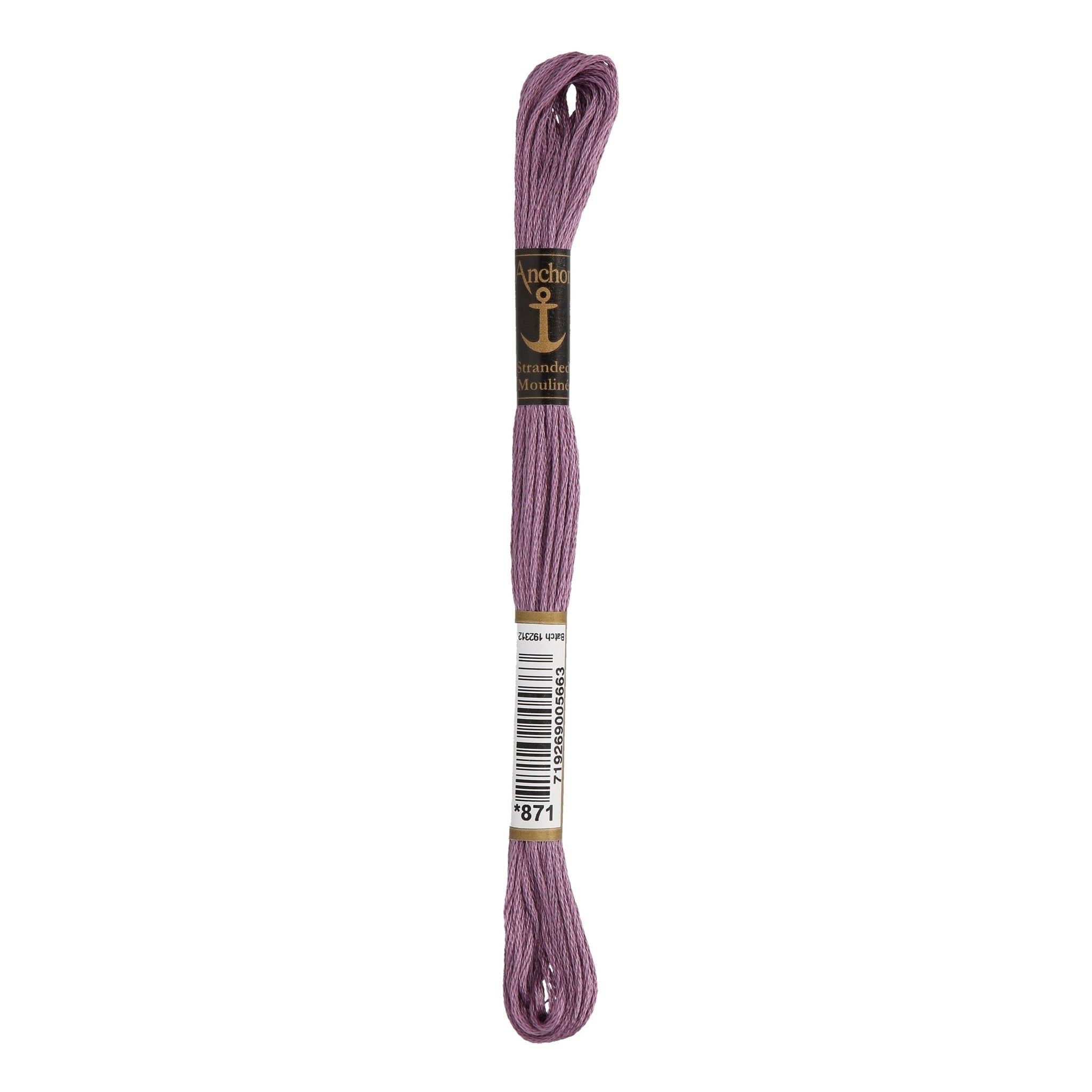 871: Anchor Stranded Mouline Cotton Skein - 8m | Buy Online from The Home Crafters