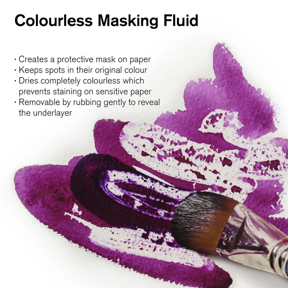 Winsor & Newton Colourless Art Masking Fluid 75ml | Buy Online from The Home Crafters
