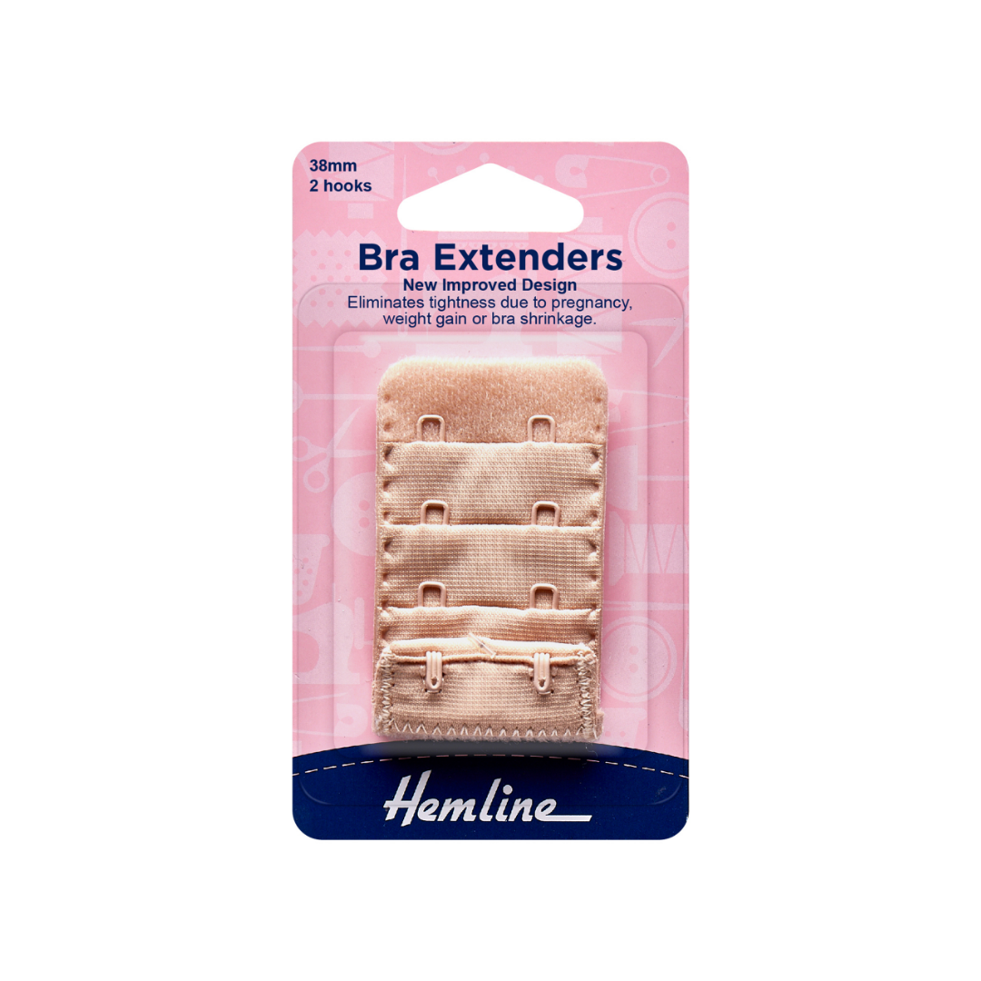 Hemline Bra Back Extender - choice of colour & size