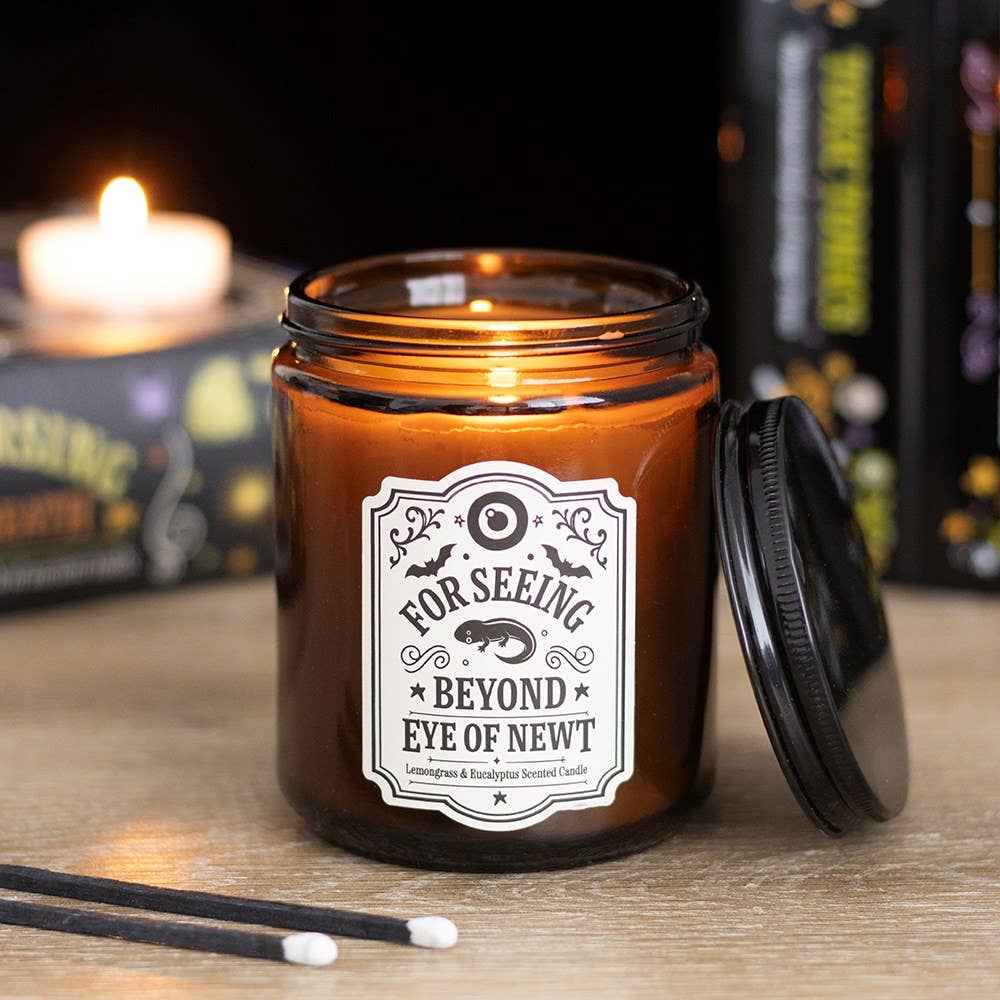 Eye of Newt Lemongrass & Eucalyptus Halloween Candle