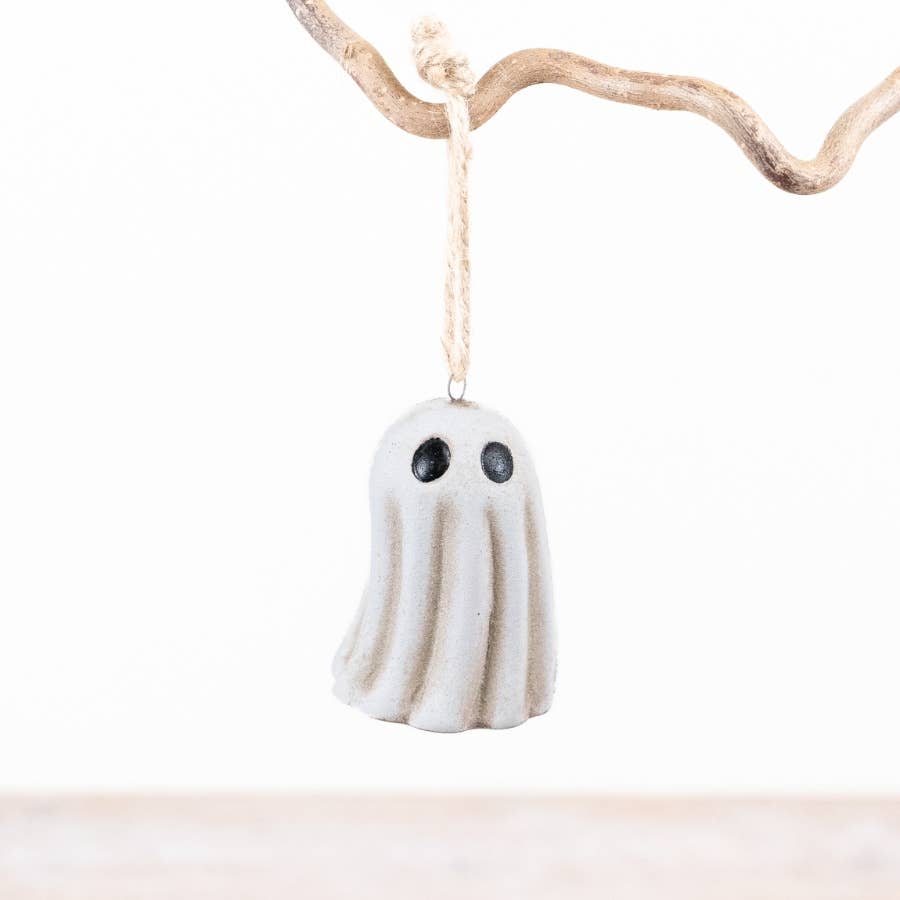 Happy Hanging Ghost Halloween Decoration – 6.5cm