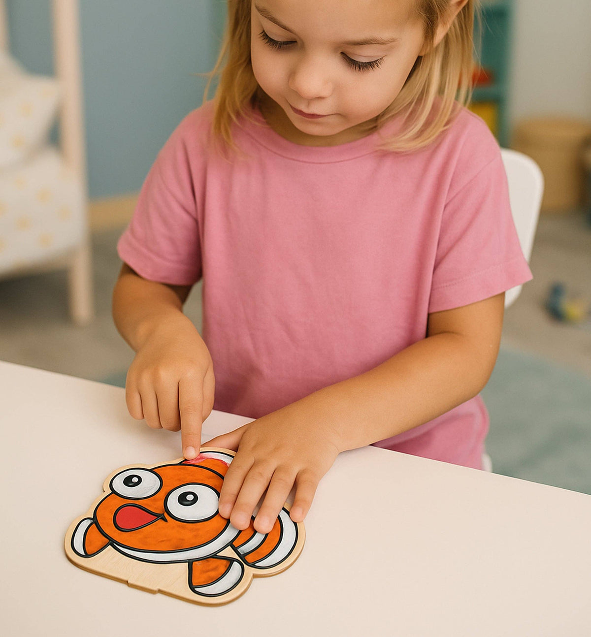 Sea Life Clay Colouring Kit