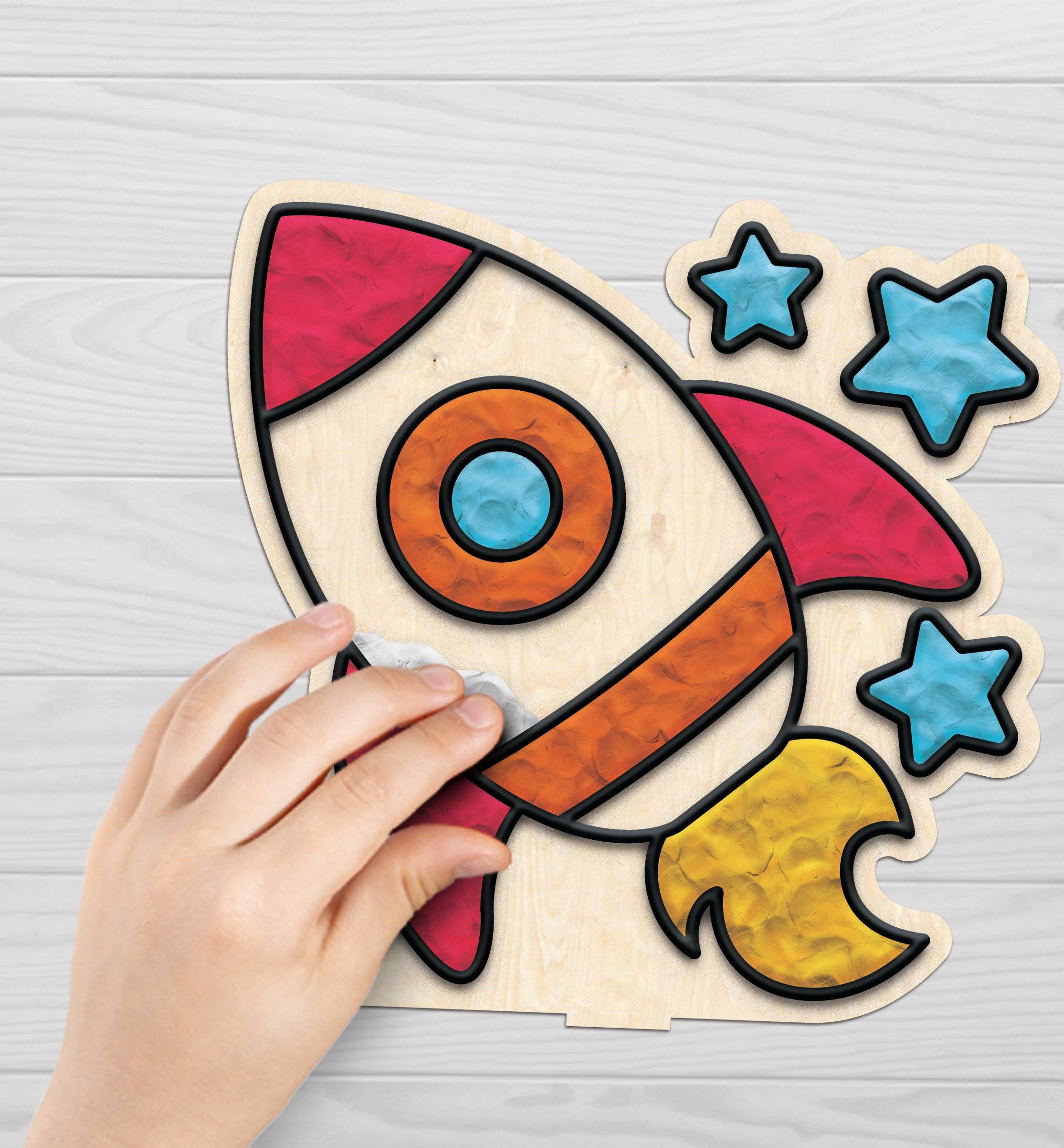Space Clay Colouring Kit
