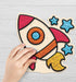 Space Clay Colouring Kit