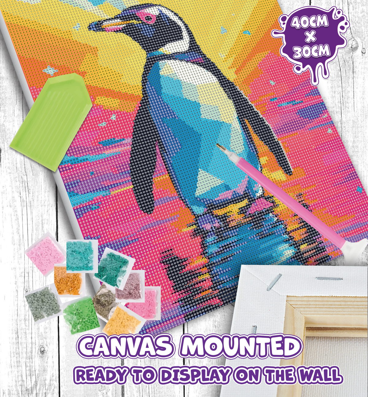 Penguin Diamond painting