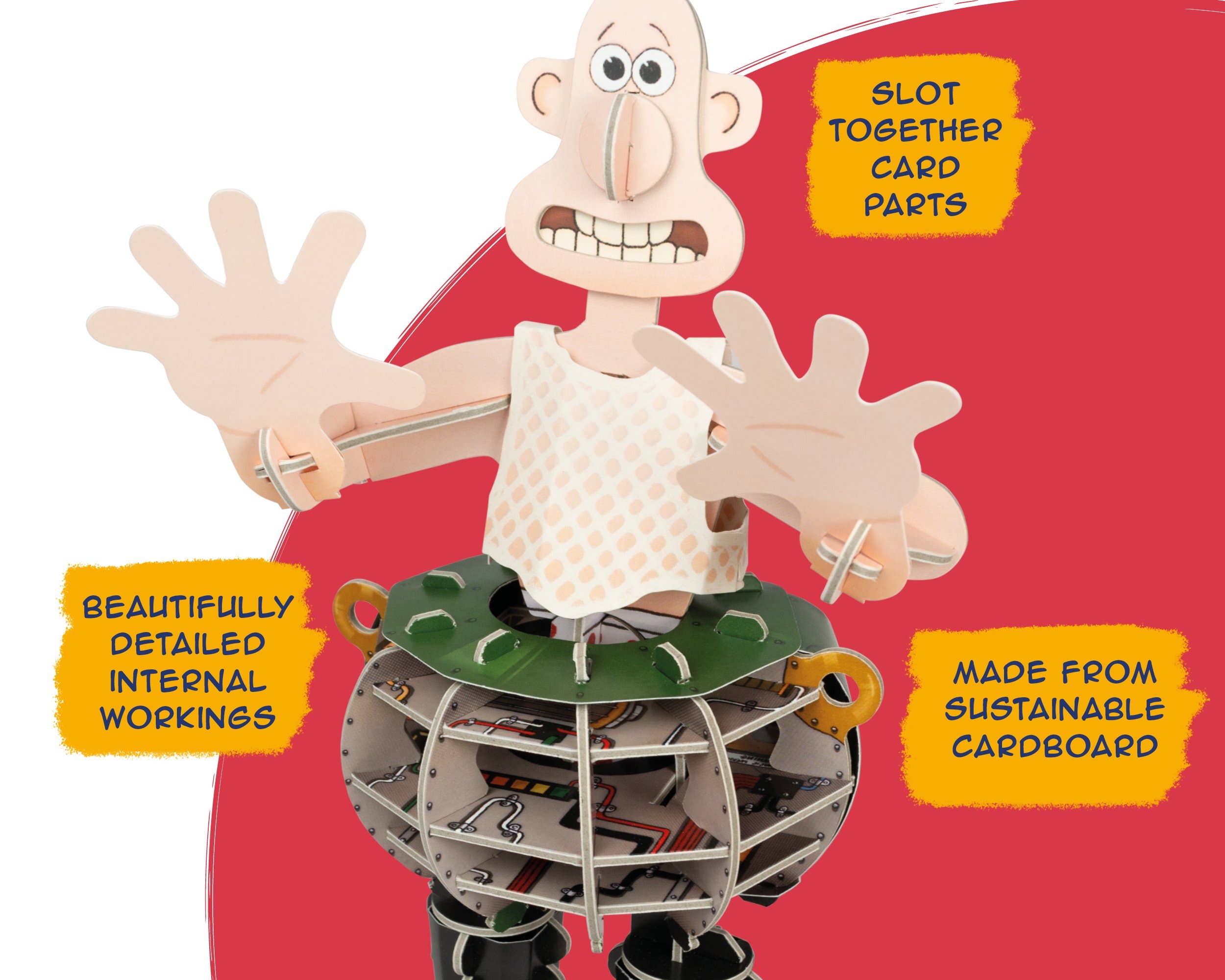 Build Your Own Wallace & Gromit Techno Trousers - Craft Kit | Buy Online from The Home Crafters