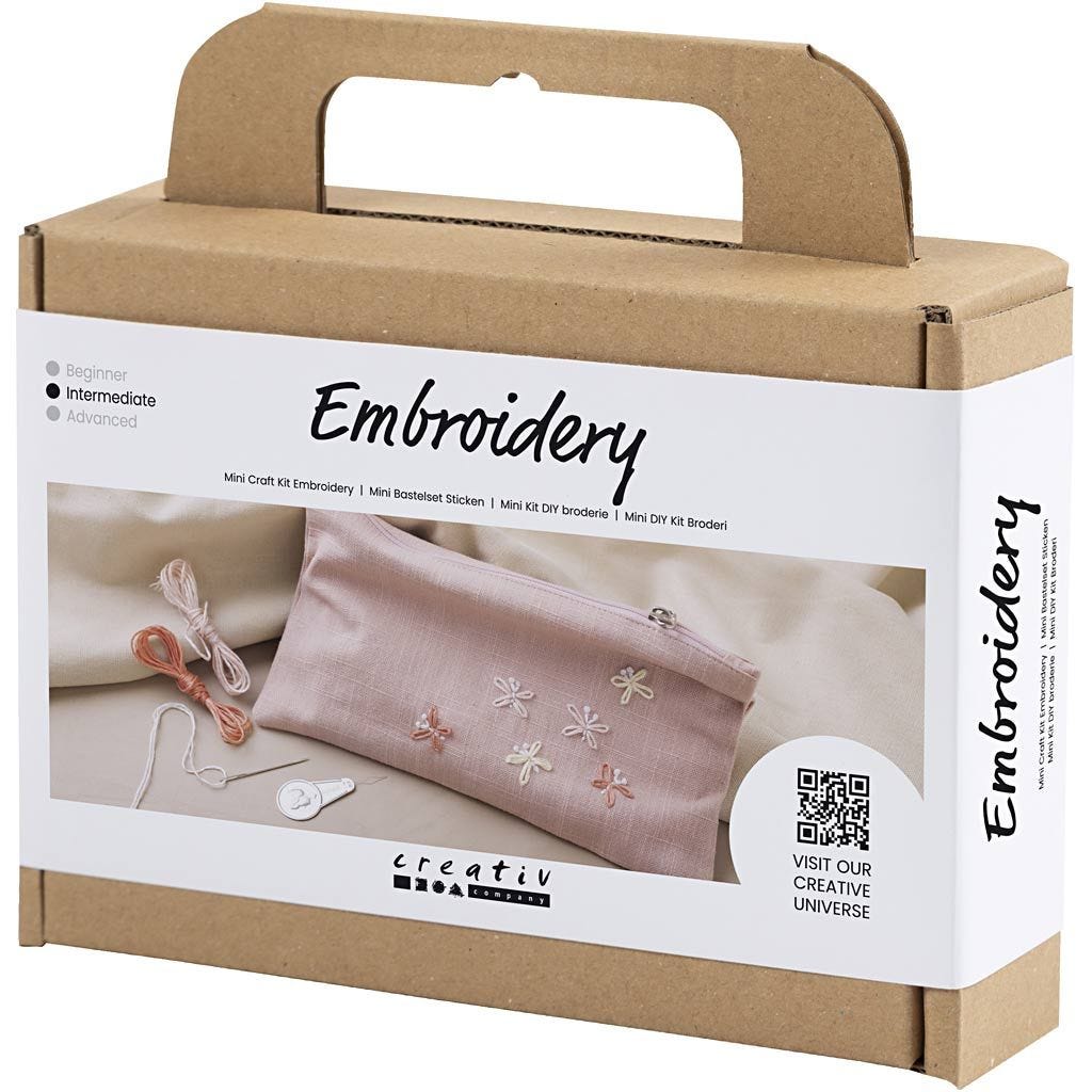 Mini Craft Kit: Embroidery - Clutch Bag