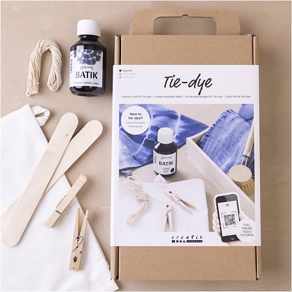 Starter Craft Kit: Batik Tie-Dye Tea Towels