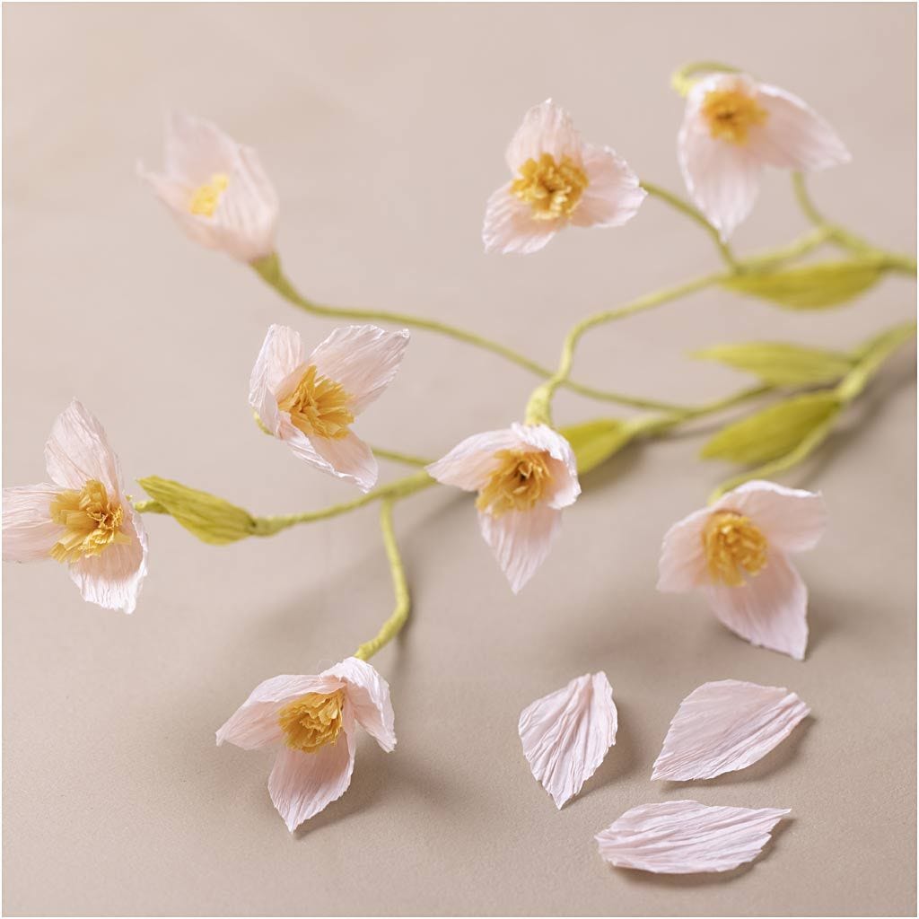 Mini Craft Kit: Crepe Paper - Cherry Blossom