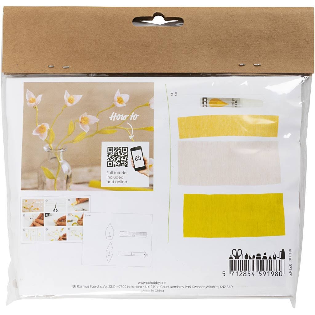 Mini Craft Kit: Crepe Paper - Cherry Blossom