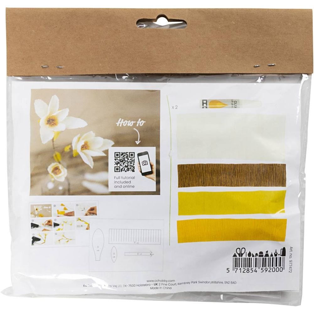 Mini Craft Kit: Crepe Paper - Magnolia Branch