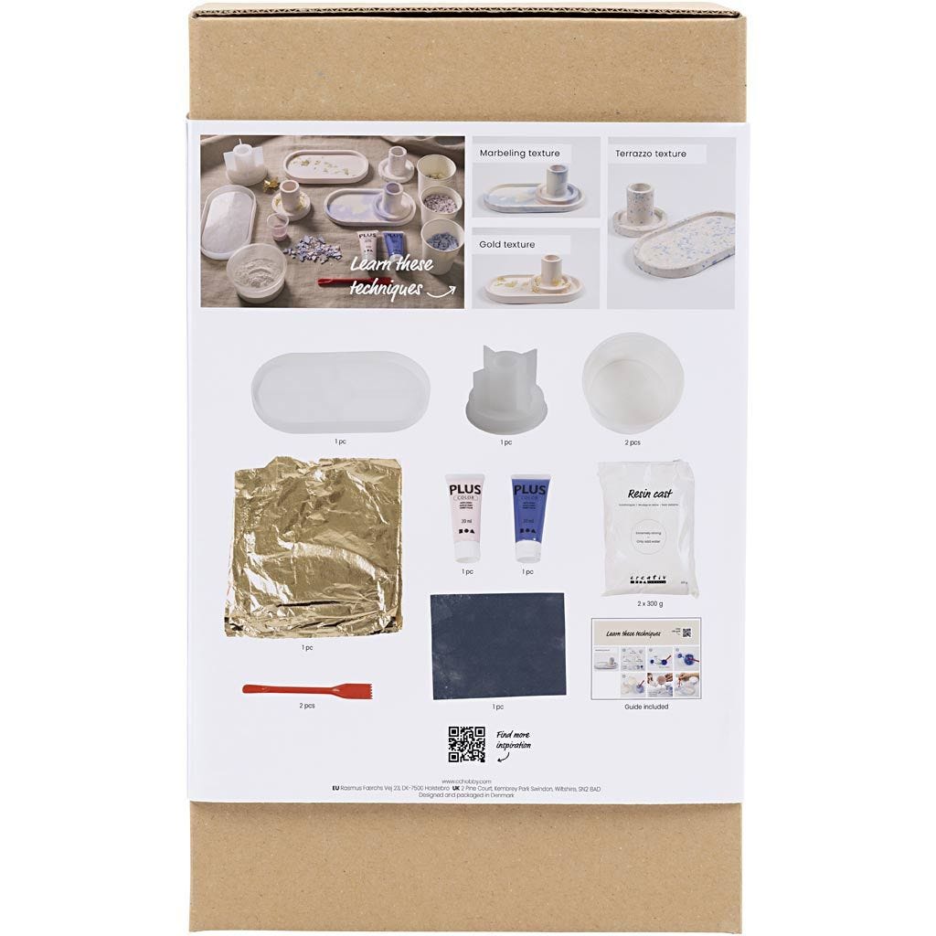 Starter Craft Kit: Resin Casting - Candle Holders & Trays
